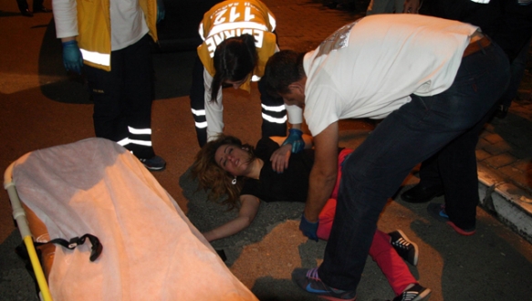 Darp edilen kadın ortalığı birbirine kattı!