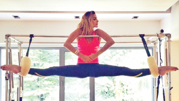 Yogayı abarttı! Yogayı abarttı!