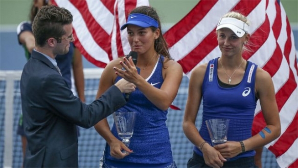 Türkiye`nin Sharapova`sı şampiyon oldu İsviçreli partneri Jil Belen Teichmann ile birlikte mücadele ettiği ABD