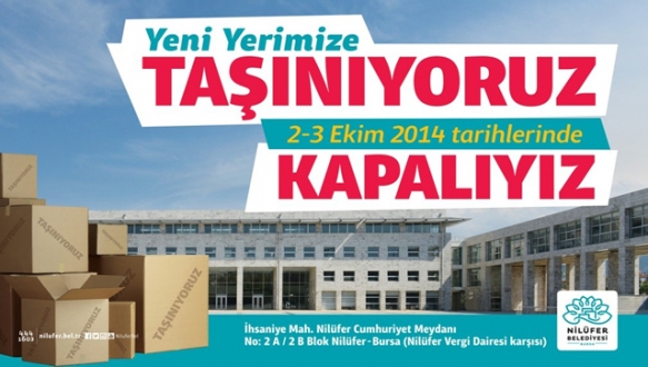 Nilüfer Belediyesi yeni hiizmet binasına taşınıyor