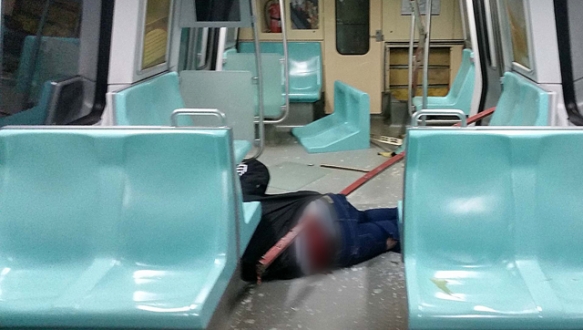 İstanbul metrosunda korkunç kaza