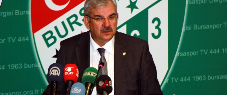 Başkan Bölükbaşı Bursaspor`un borcunu açıkladı