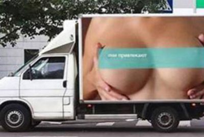 Trafiği alt üst eden reklam!