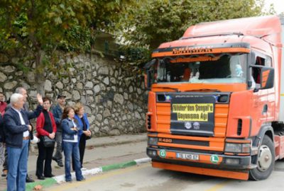 Şengal`e yardım TIR`ı yola çıktı