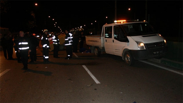 Ölüm yol temizliği yaparken yakaladı
