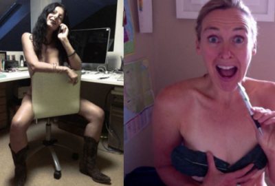 Bu insanlar çıplak çalışıyor