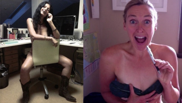 Bu insanlar çıplak çalışıyor