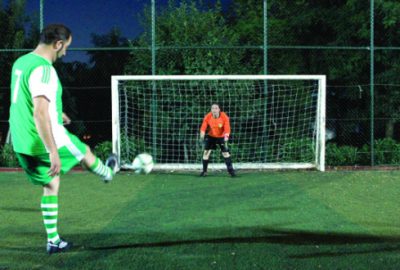 Sıkı dostlar yeşil sahada