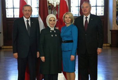 Cumhurbaşkanı Erdoğan Letonya’da