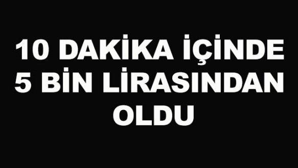 Tuvalet molasında dükkanı soyuldu