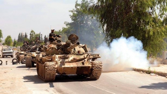 Esad Halep`i kuşatmaya çalışıyor