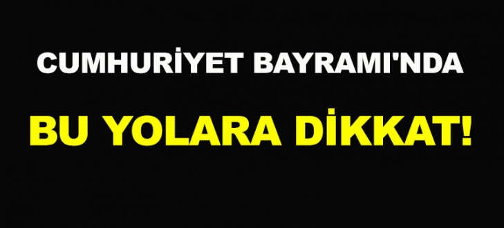 Bursa trafiğine Cumhuriyet Bayramı ayarı Bursa trafiğine Cumhuriyet Bayramı ayarı