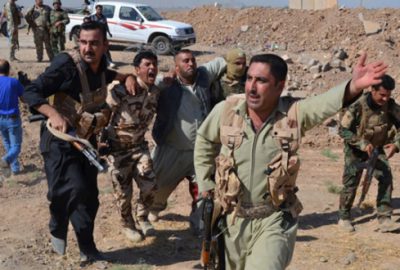 Peşmerge IŞID`i üç cepheden vuruyor