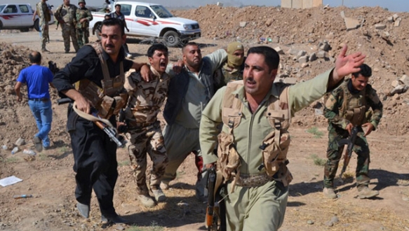 Peşmerge IŞID`i üç cepheden vuruyor