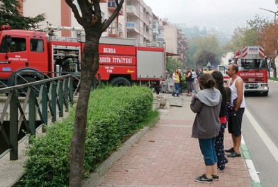 Bursa`da askeri lojmanda patlama