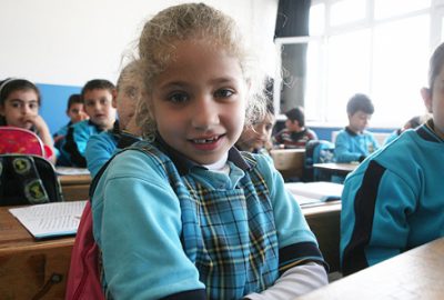 Suriyeli çocukların ilk dersi Türkçe