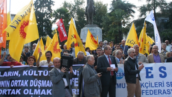 Kobani için yürüdüler