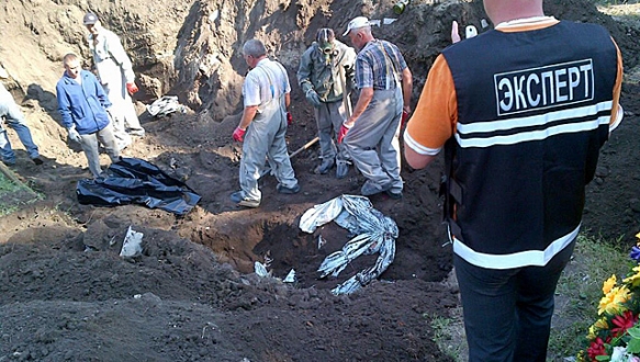 Ukrayna`nın doğusunda Rusya yanlısı ayrılıkçıların kontrol ettiği Donetsk bölgesinde toplu