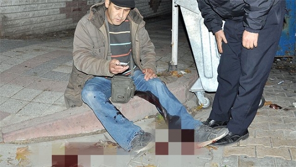 20 metre kovaladıktan sonra yere yığıldı