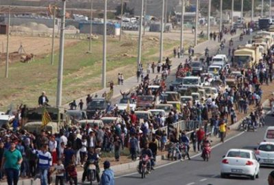 İkinci peşmerge konvoyu Kobani`ye gitti
