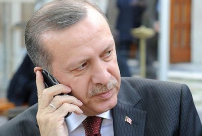 Erdoğan`dan `Mescid-i Aksa` telefonu