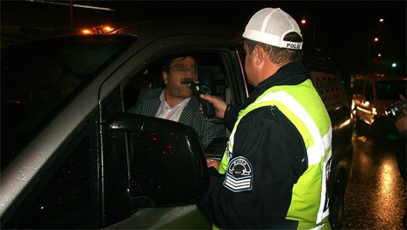 Alkollü sürücülere ceza yağdı