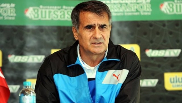 Bursaspor Teknik Direktörü Şenol Güneş Pazar günü oynanacak olan Suat