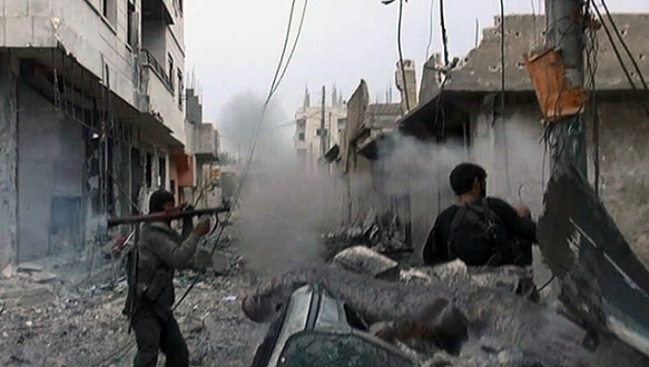 Kobani`de IŞİD ile YPG, peşmerge ve Özgür Suriye Ordusu arasında