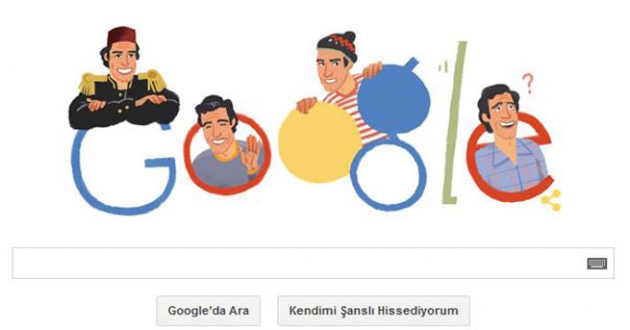 Google Kemal Sunal`ı unutmadı