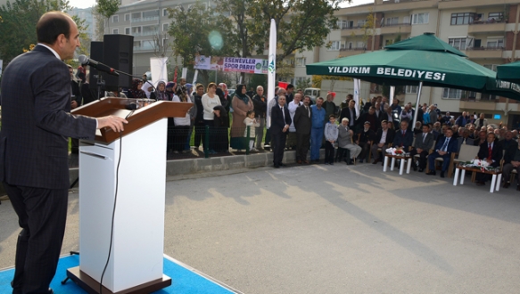 Fatmagül Kiraz Parkı hizmete açıldı