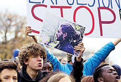 Şok bombasına yasak gaz bombasına sınır