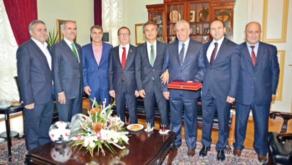 Recep Altepe, dün Şenol Güneşi kabul etti