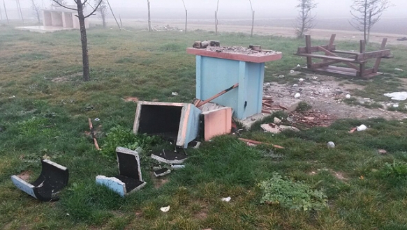 Mesire alanını tahrip ettiler Mesire alanını tahrip ettiler