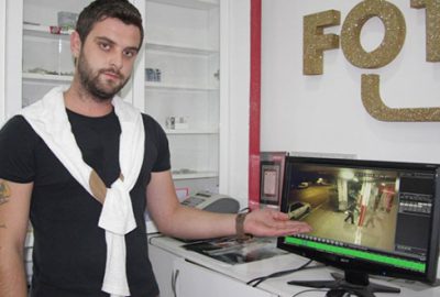 Düşünceli hırsızlar kamerada