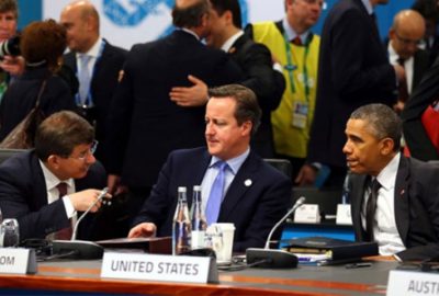 Davutoğlu Obama ile görüştü