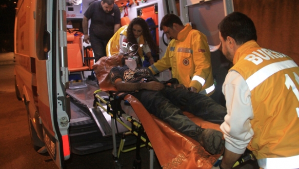 Bursa`da faciadan kıl payı dönüldü Bursa`da faciadan kıl payı dönüldü