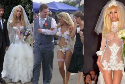 Böyle gelinlik olur mu?