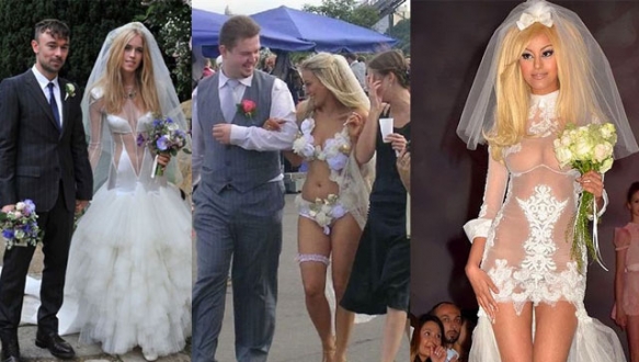 Böyle gelinlik olur mu?