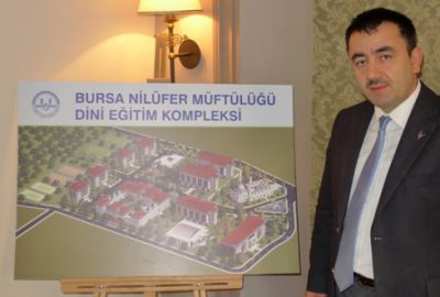 Dini eğitim kompleks inşaatı yükseliyor