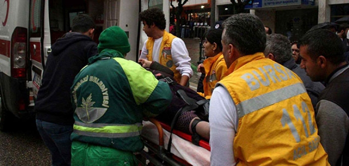 Çarptı ama kaçmadı!