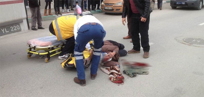 Bu halde 15 dakika ambulans bekledi!