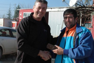 Bursalı temizlik işçisinden duygulandıran hareket