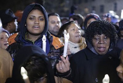 ABD’de öldürülen polis memurları için anma