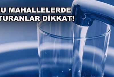Bursa’da su kesintisi
