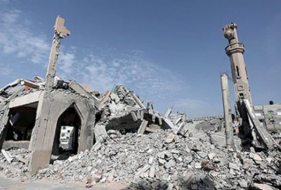 Gazze’de yıkılan camilerin yerine yenileri yapılacak