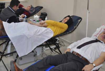 İnegöl HEM’den  Kızılay’a kan bağışı