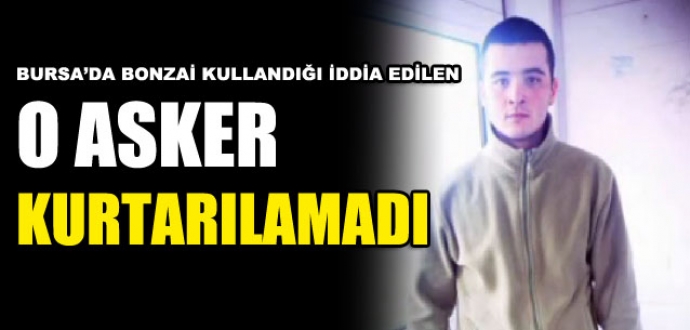 Bursa’da cezaevinde görevli askerin şüpheli ölümü!