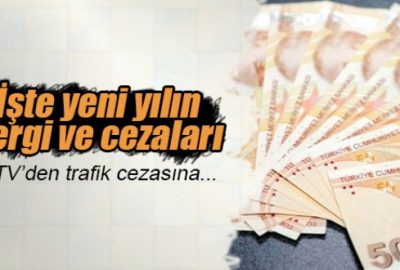 İşte yeni yılın vergi ve cezaları