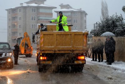 Osmangazi’de karla mücadele başladı