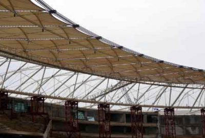 Timsah Arena’nın koltuk montajı başladı